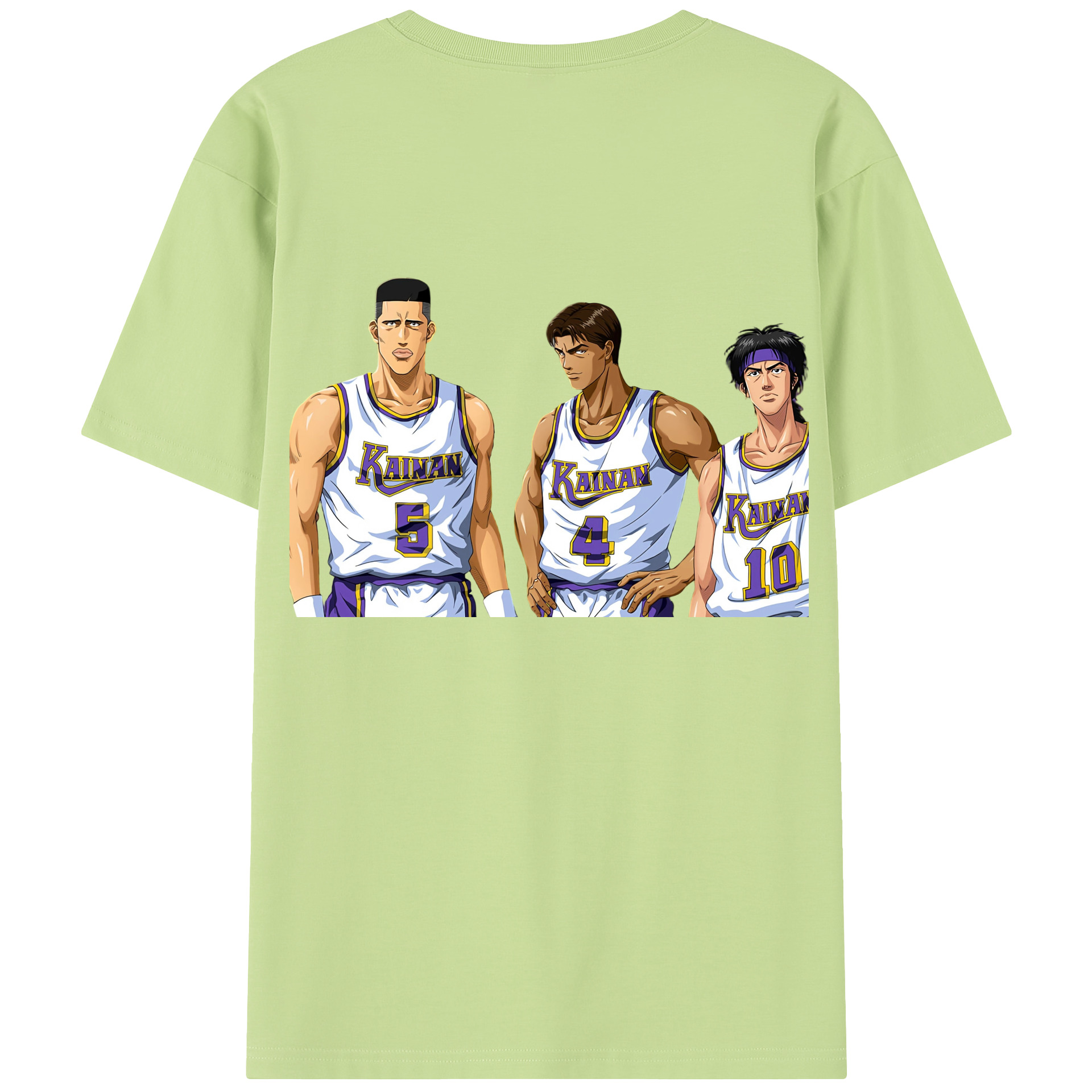 SLAM DUNK／スラムダンク 綿100％半袖Tシャツ（背面プリント）